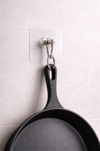 Adhesive Wall Hooks, No-Drilling Waterproof Screw for Hanging (20 pcs per set)